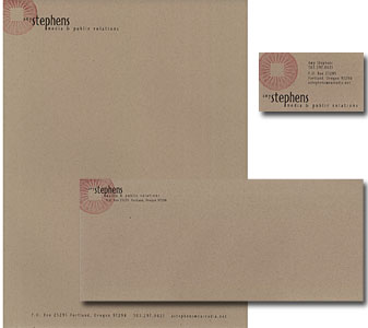 Amy Stephens Media & Public Relations stationery
