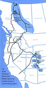 Northwest Gas Association map