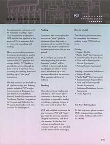 Pacific Gas Transmission Co. data sheet