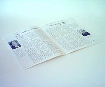 PABA Paragon newsletter spread